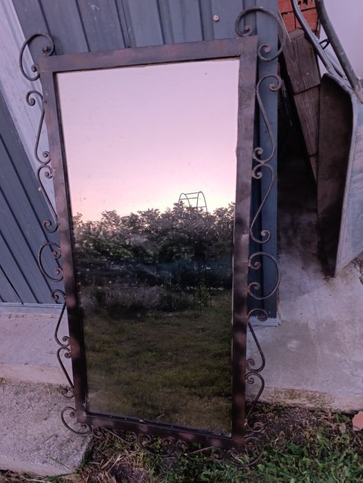 Огледало от ковано желязо, ръчна изработка