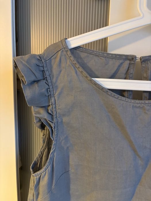 Rochie din in si bumbac Esmara masura 44