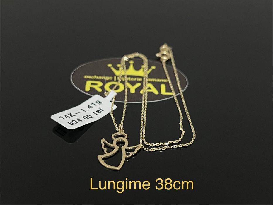 Bijuteria Royal CB : Lănțișor damă aur 14k 1,41gr