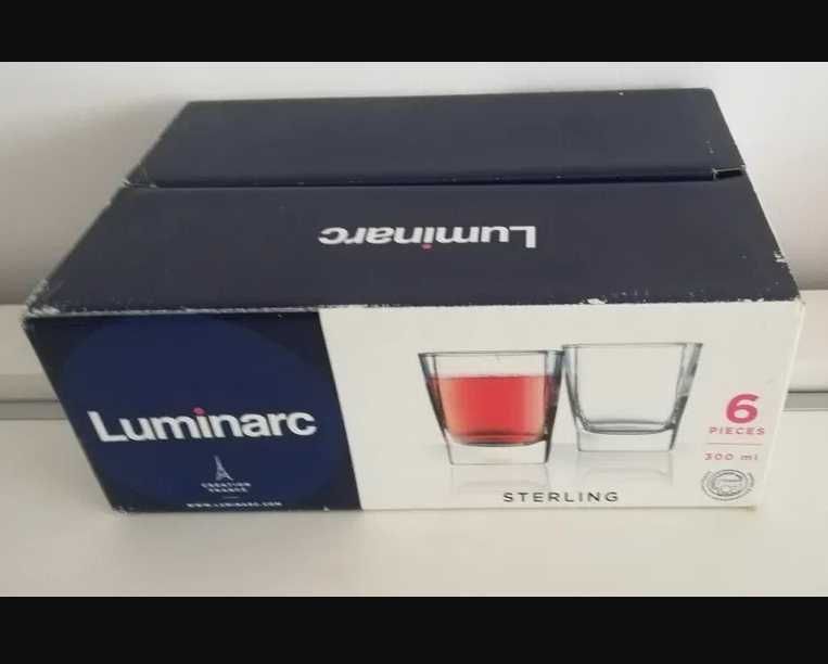 Set 6 pahare Luminarc Sterling, 300 ml whisky/apa