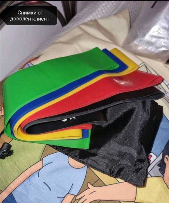 Комплект ластици за тренировка 5 броя