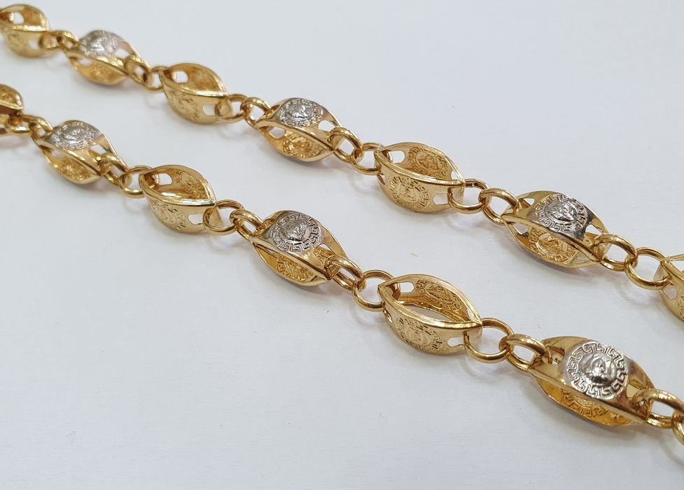Lanț bărbătesc din aur de 14K, model Versace – 13,92 g