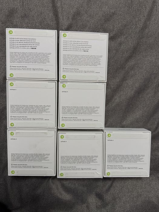 Bundle 2x Airpods 4 ANC + 5x Airpods 4