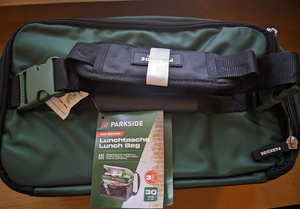 Parkside Fan Edition cutie alimente termo, geanta termica termoizolanta prânz sandviș