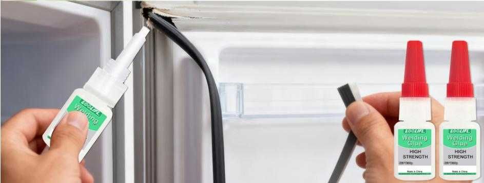 Лепило Хладилник Фризер Уплътнение Антифриз Пластмаса Гума Студ -80°C