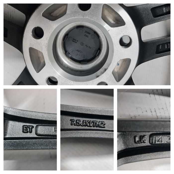 Jante 17 noi Renault Arkana Kadjar Megane Nissan Qashqai Duster 5x114.3 7.5J Et50
