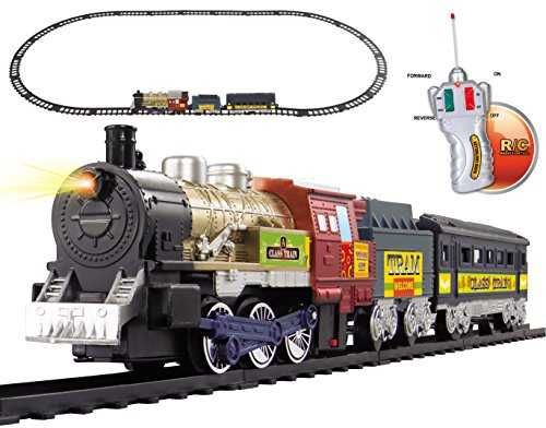 Влак с дистанционно управление и Светлина 420см релси, детско влакче