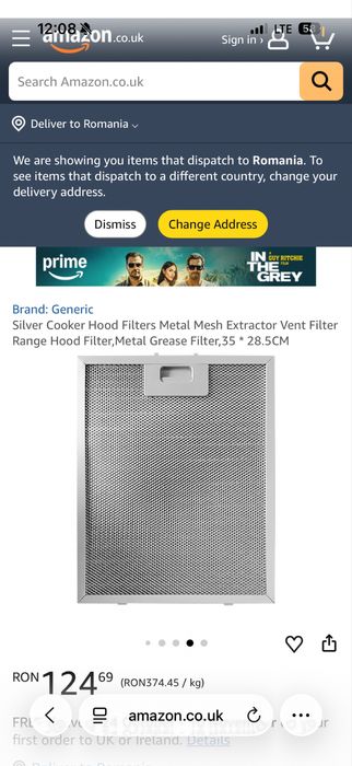 Set filtre inox pentru hota, 285x350mm(28.5x35cm)