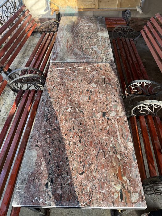 Кованные столы со стульями