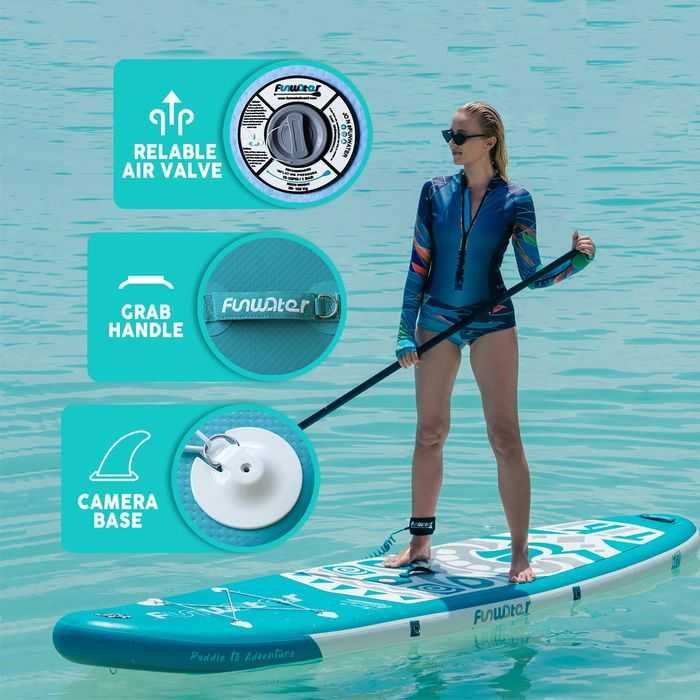 Надуваем падъл борд FunWater TIKI  10'6, SUP.