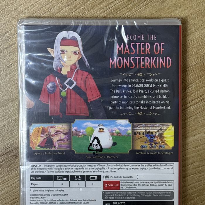 Dragon Quest Monsters: The Dark Prince - Nintendo Switch - Nou / Sigilat