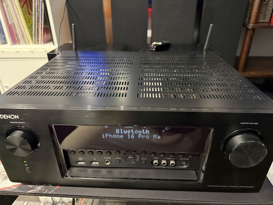 Receiver Denon AVR-X4100W,7.2,Dolby Atmos,Wifi,Bluetooth,4K,165W
