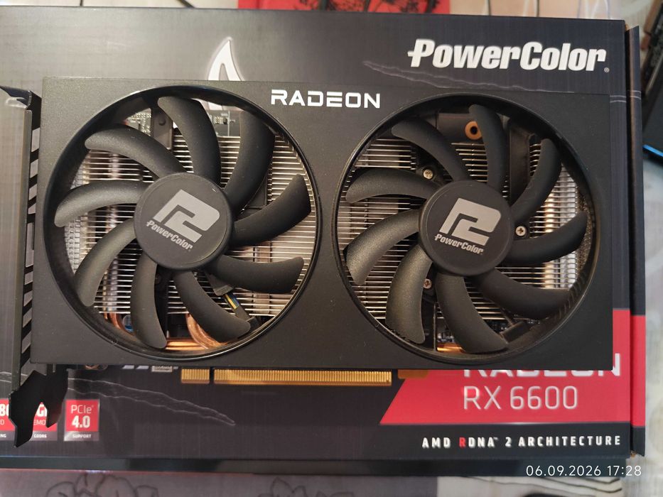 Видеокарта RX 6600 8GB PowerColor Fighter