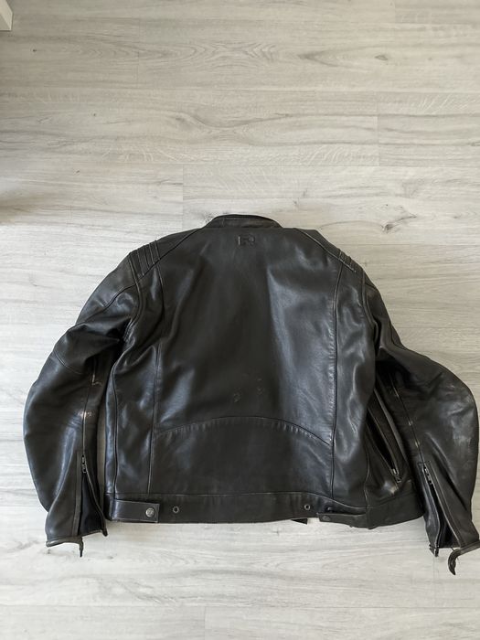 Geaca moto piele Richa Retro Racing 3 marima 48 eu