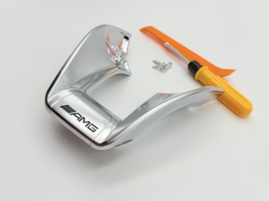 Trim Emblema Mercedes AMG volan gri