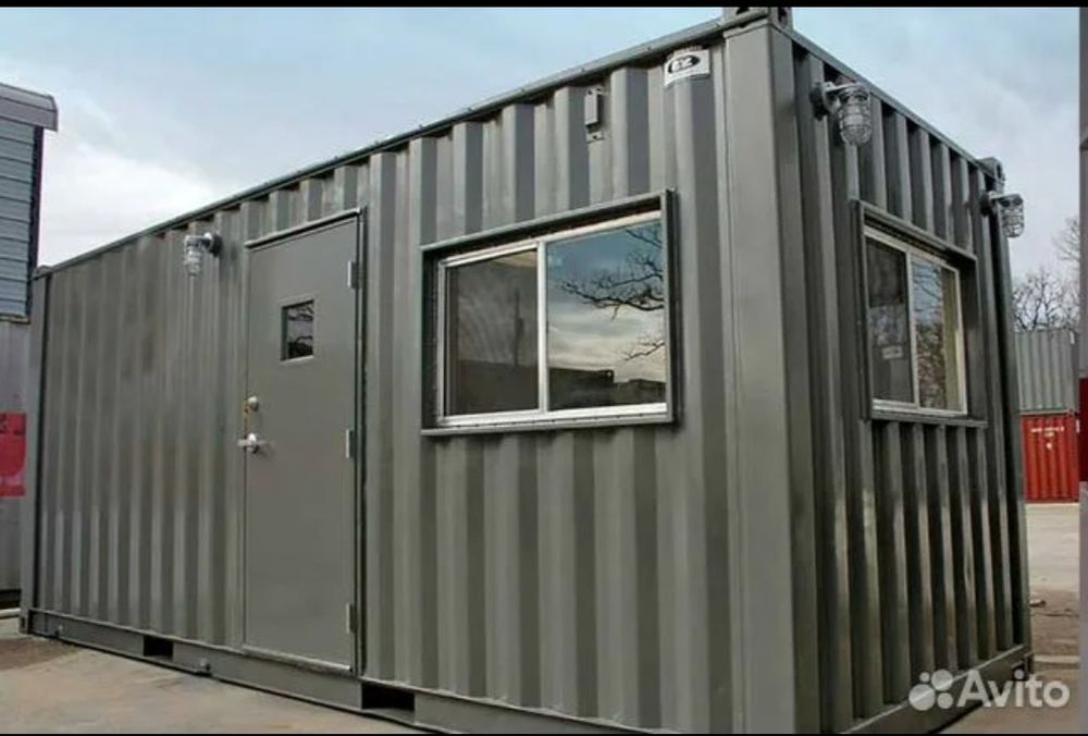 Жилой контейнер ,Утепленный контейнер, Вагон КПП Бутик