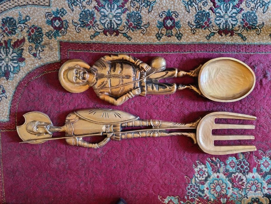 Игра , диск Грация , декор Дон Кихот и Санчо Панса , подсвечник