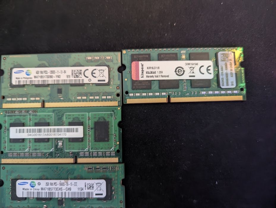 озу ddr3 разного обьема