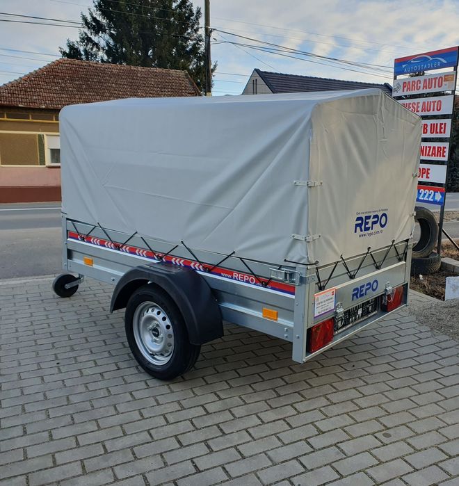 Remorca Repo RRS cu prelata 2,05mx1,15m 750kg