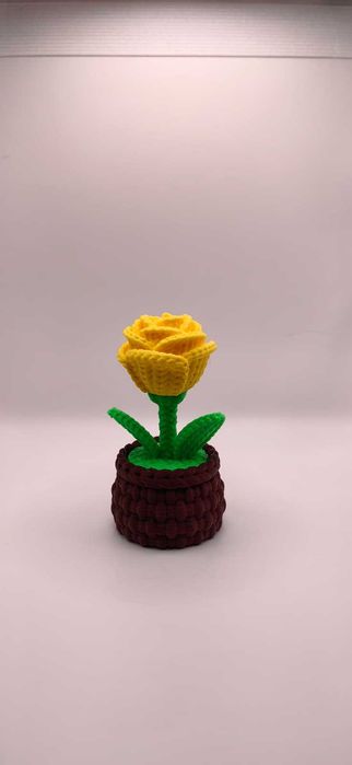 Mini floare in ghiveci - Printat 3D