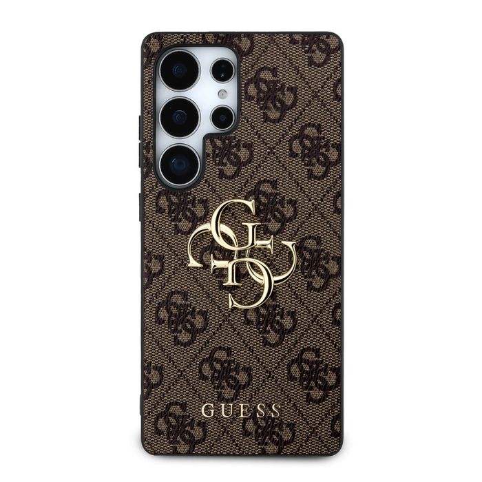 Кожен калъф GUESS Leather  Metal Logo Case за Samsung Galaxy S25 Ultra