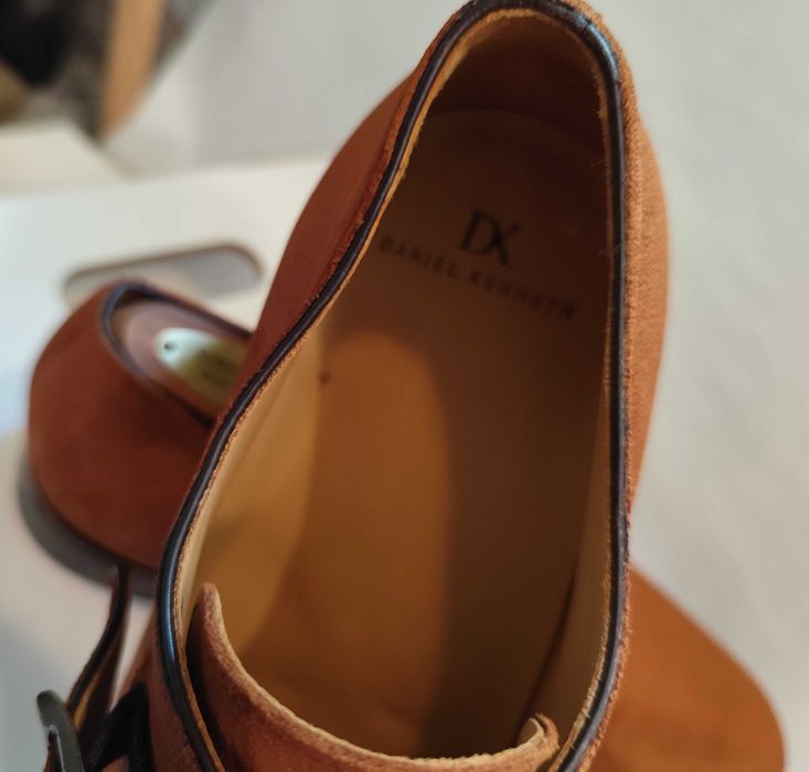 Pantofi monk 45 de lux Daniel Kenneth NOI lucrati manual piele natural