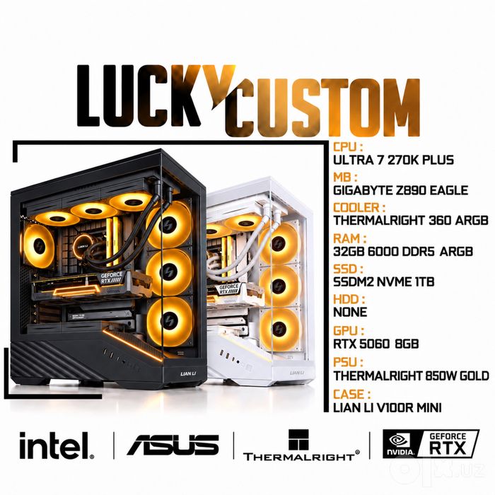 [ULTRA] Gigabyte Z890 Ultra 7 270K Plus DDR5 32Gb RTX5060 8Gb