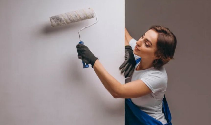 Малярные работы, покраска стен,левкас