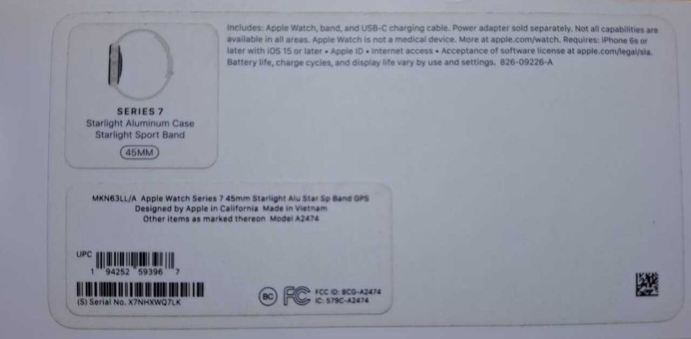 Apple Watch Series 7 45мм.