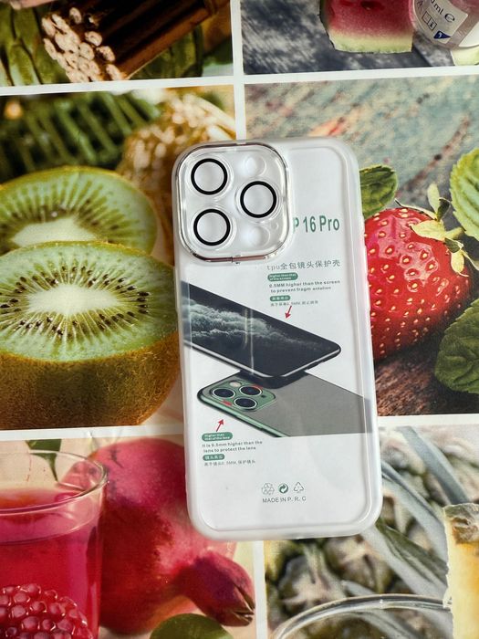 Прозрачен изчистен калъф за iphone 16 pro