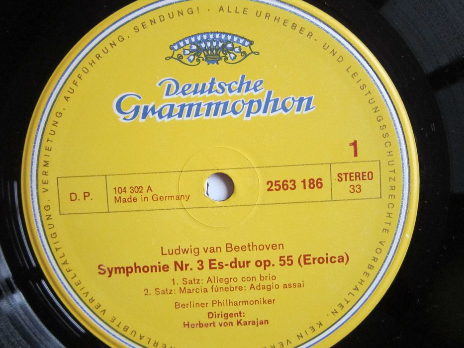 cadou rar Beethoven 9 Symphonien 8xLP dir. Karajan impecabile