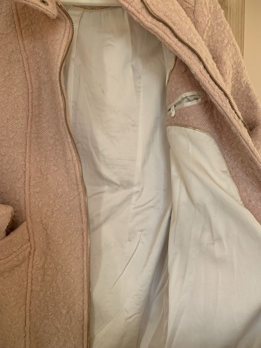 Розово букле палто S размер Street One