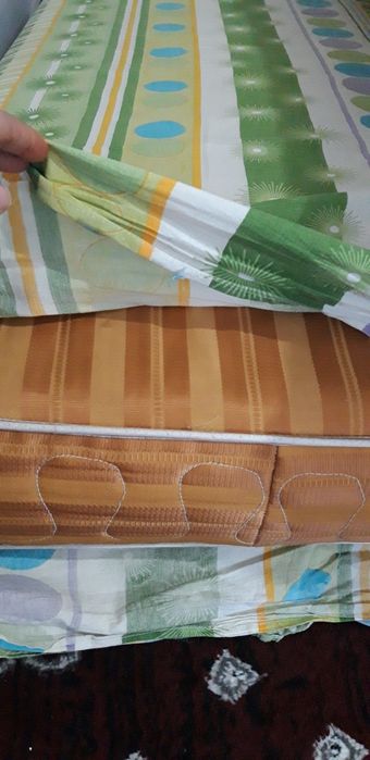 Двух спальный диван + тумба