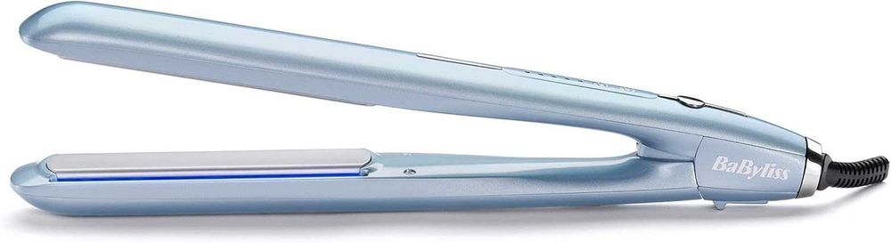 Преса за коса Babyliss ST573E Hydro-Fusion, Синя, Йонизация