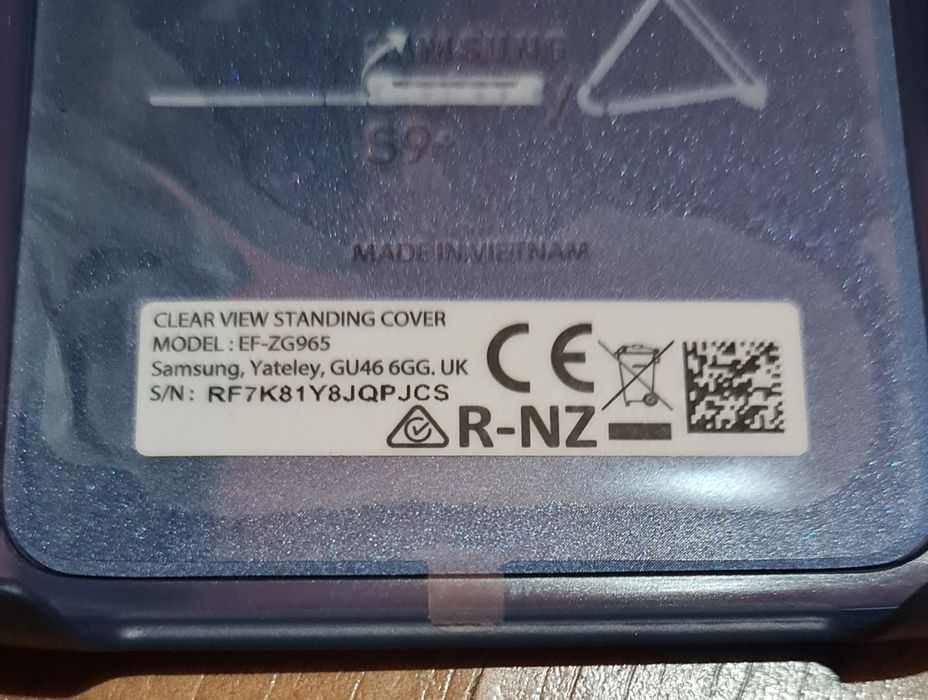 Husa smart activa originala Samsung Clear View Cover S9+ S9 Plus G965