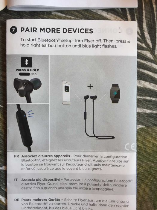 Fitbit Flyer Wireless Fitness Headphones (Nightfall Blue)