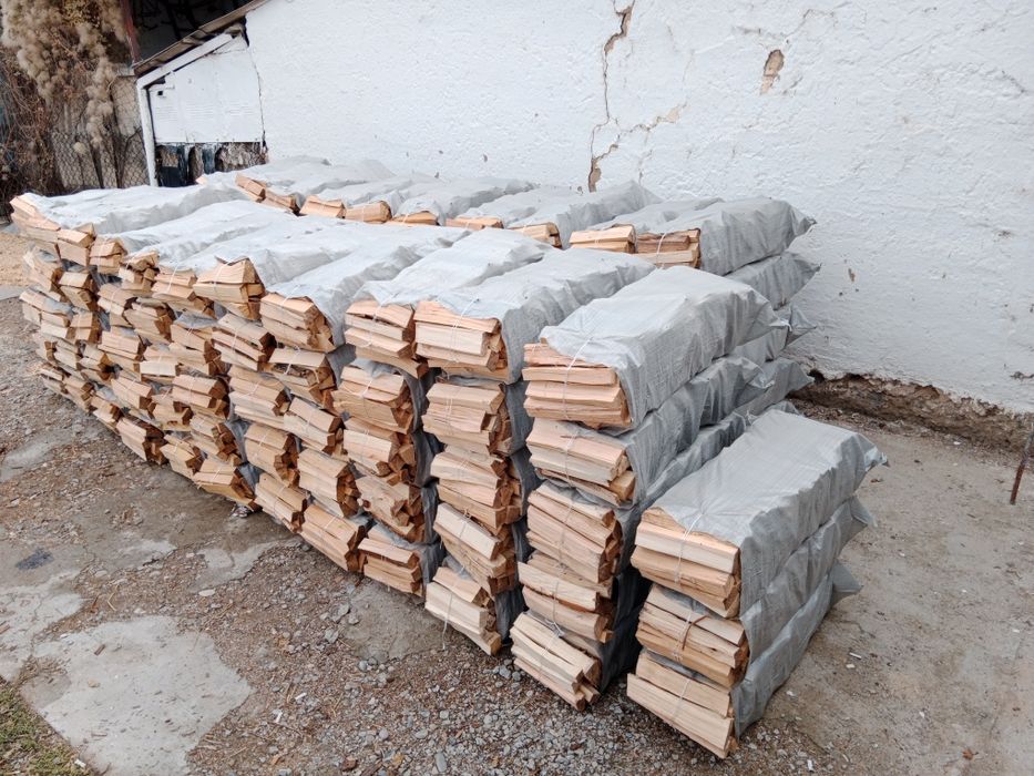 Дрова в мешках отын Капен доставка