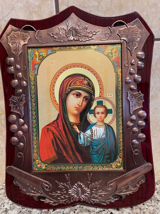 icoana veche icoana deosebita maica domnului dim 27x24 icoana veche