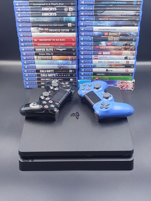 Playstation 4 Slim ( 4 jocuri la alegere + cont jocuri digilate !)