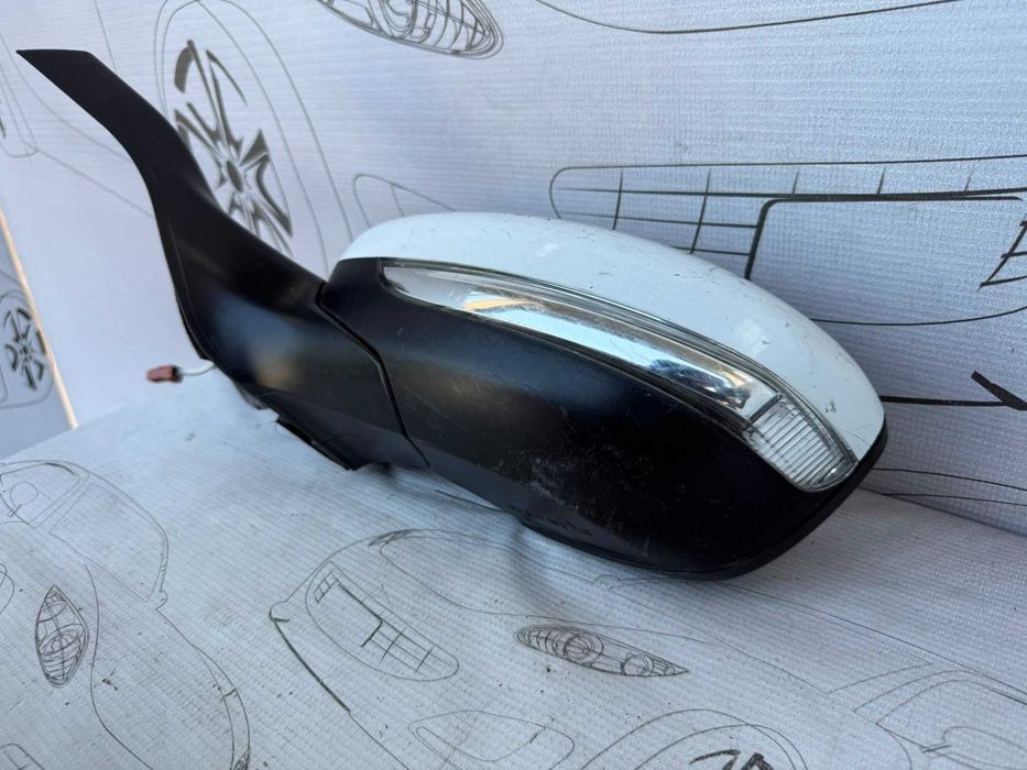 Oglindă Retrovizoare Stânga 4x3 Pini Peugeot 208 Hatchback 1611240280 / [2012-2019] / (5B3)