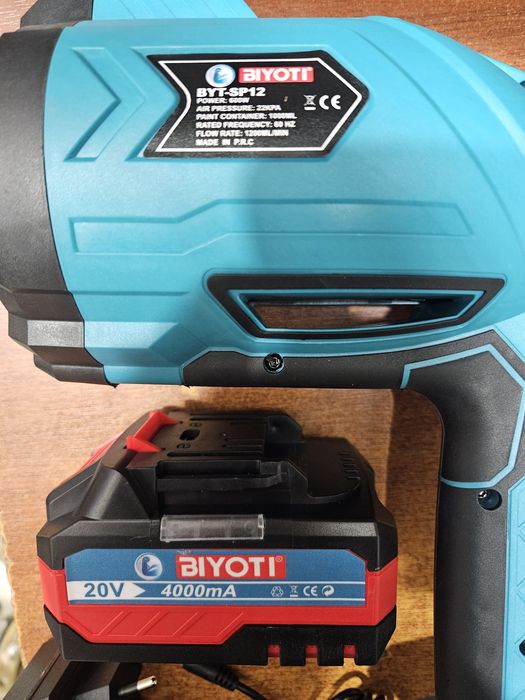 Краскопульт аккумуляторный, пульверизатор, краскапульт