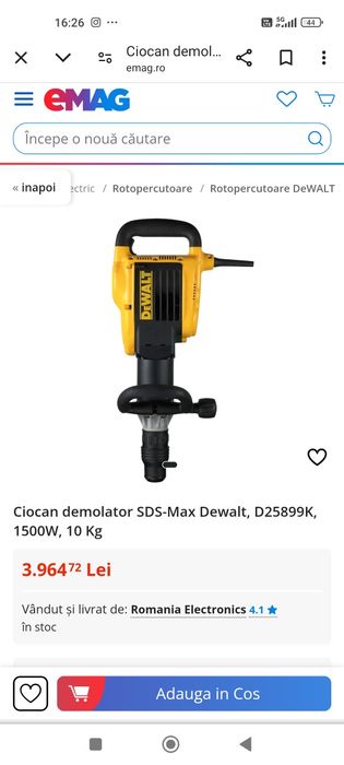 Vând picamer DE Walt