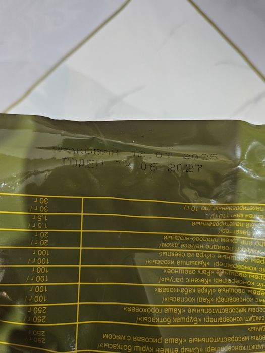 Продам сухой паёк