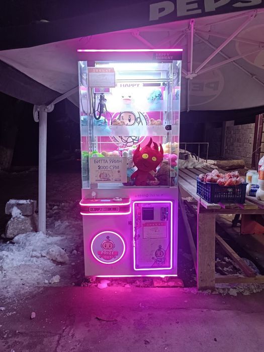 Kran oyinchoq aparat sotiladi yengi va ishlatilgani bor