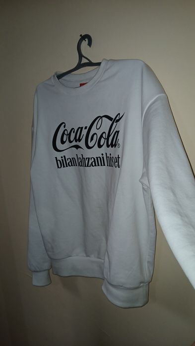 svitshot Coca-Cola oq  qizil  qora