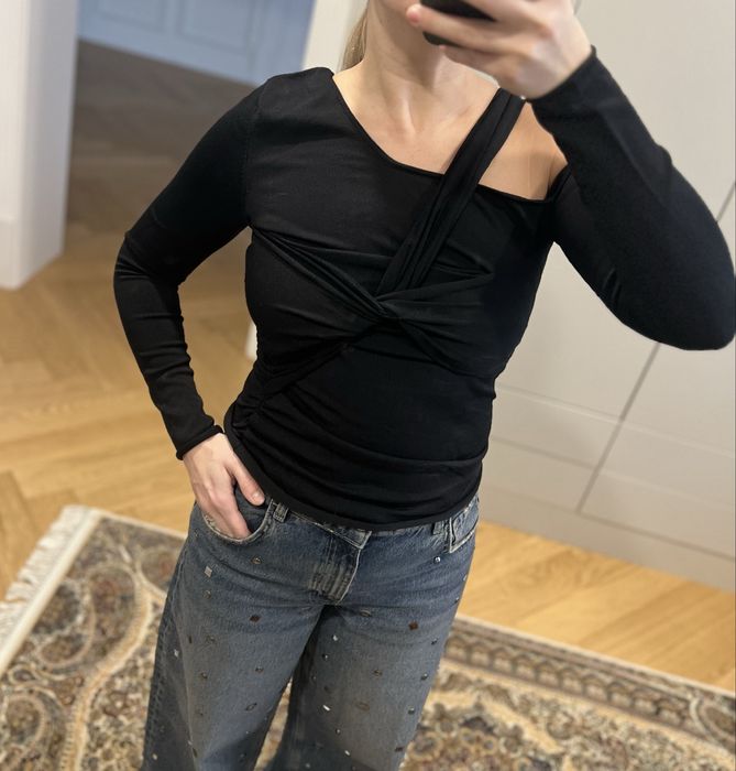 Top mulat negru Zara