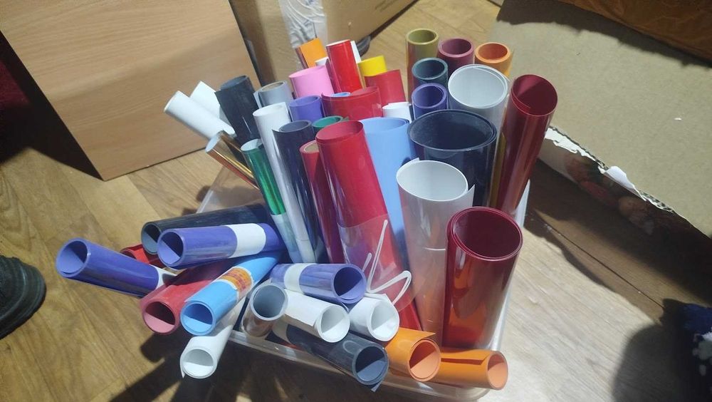 Более 40 рулонов флекс пленки