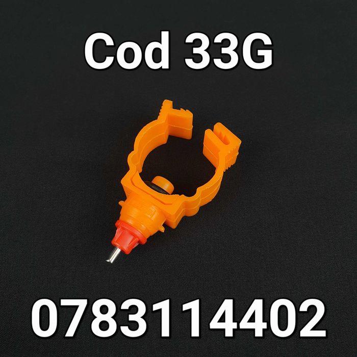 Niplu-Adapatori gaini pui curci fazani pt teava/conducta de 25mm - 33G