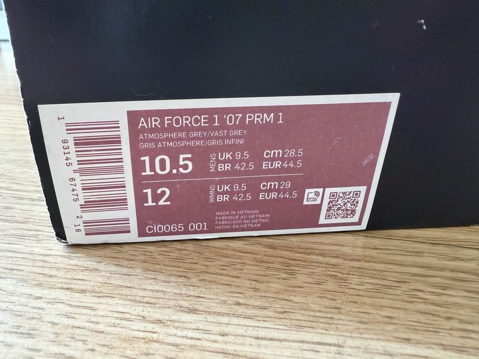 Nike Air Force 1 Low - Atmosphere Grey Game Royal