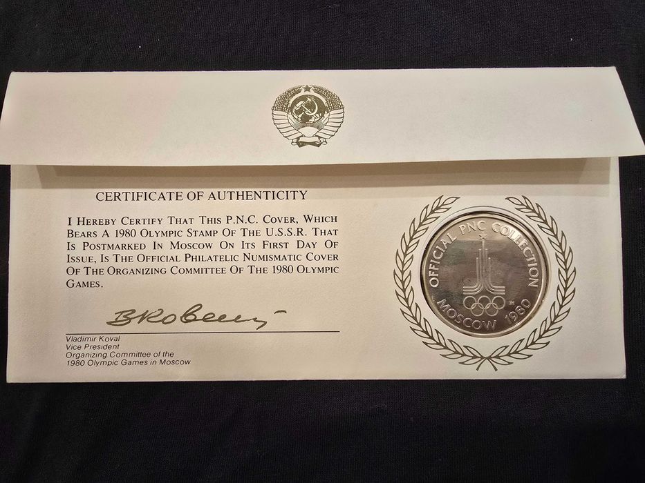 Редкий настольный Медальон Летних Олимпийских Игр в Москве - 1980